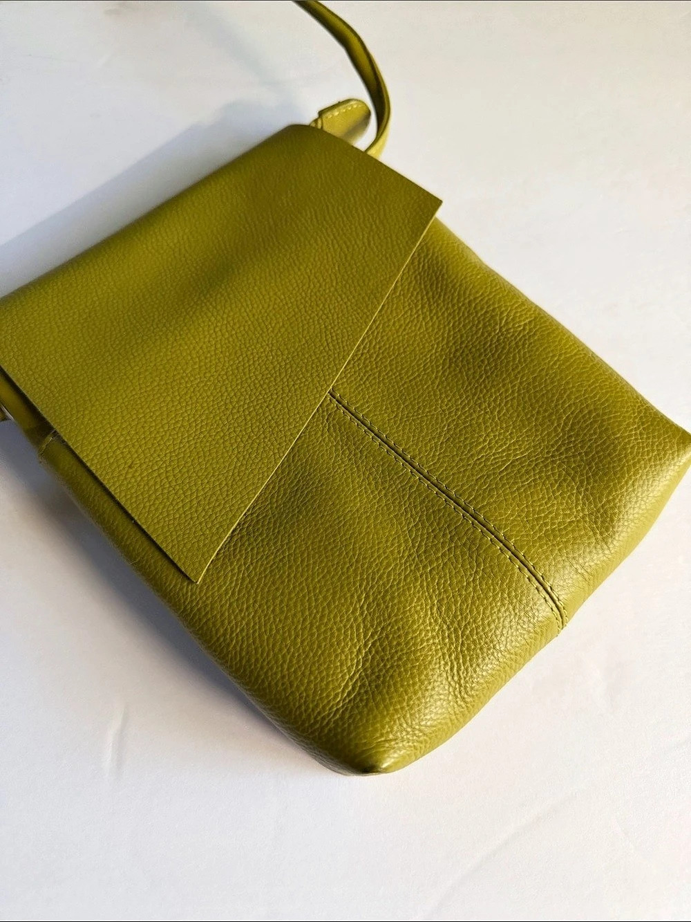 L.A.M.B. Leather Crossbody Bag in Green
